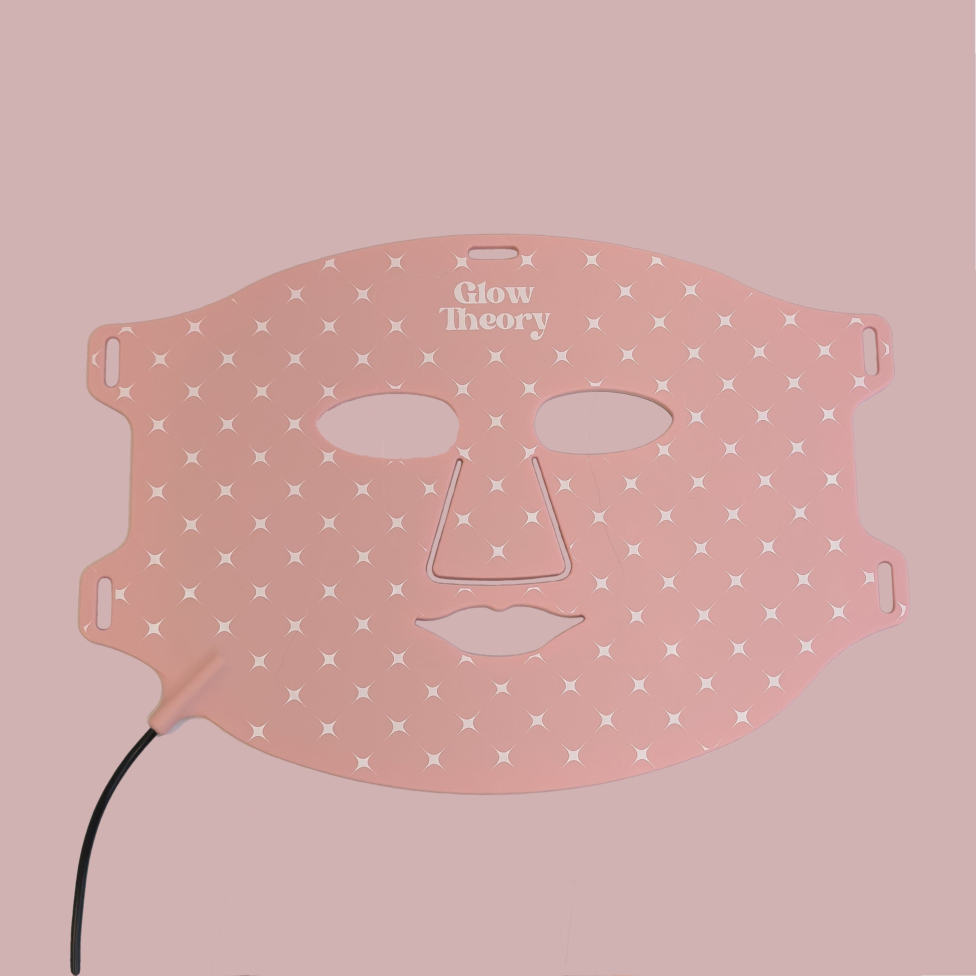 Glow LED Mask Pro | LED Red Light Therapy Face Mask Front Side NZ | Glow Theory