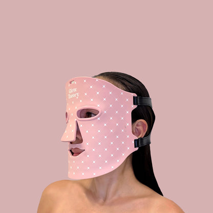 Glow LED Mask Pro | LED Red Light Therapy Face Mask Side | Glow Theory
