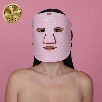 New Zealand’s Best LED Light Face Mask., Glow LED Mask Pro. Best Seller At-Home Red Light Therapy Mask front shot